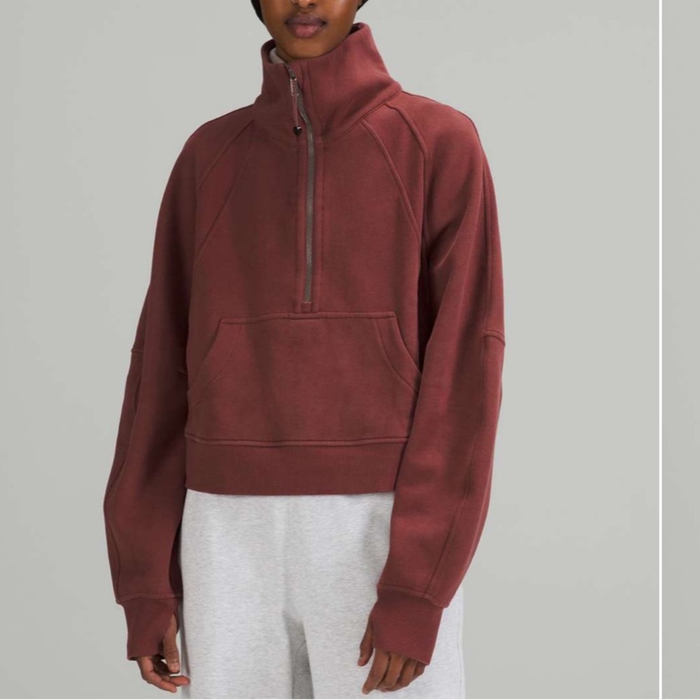 Lululemon Scuba Oversized Funnel Neck Half-Zip